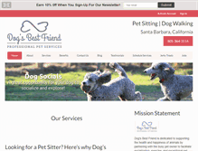 Tablet Screenshot of dogsbestfriendsb.com